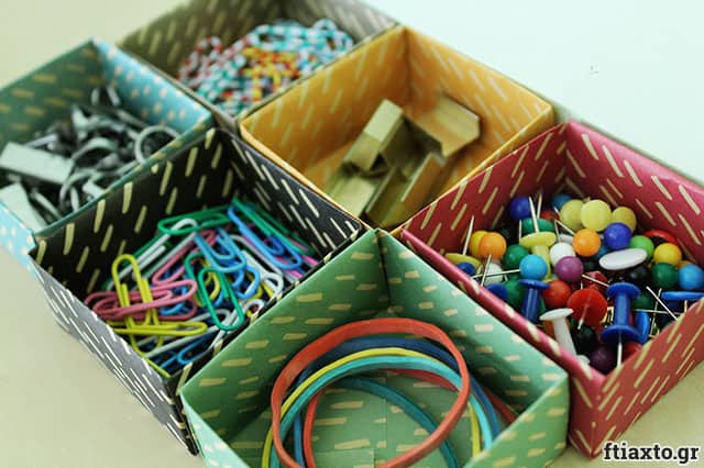 Χάρτινα κουτάκια origami για τα συρτάρια σου