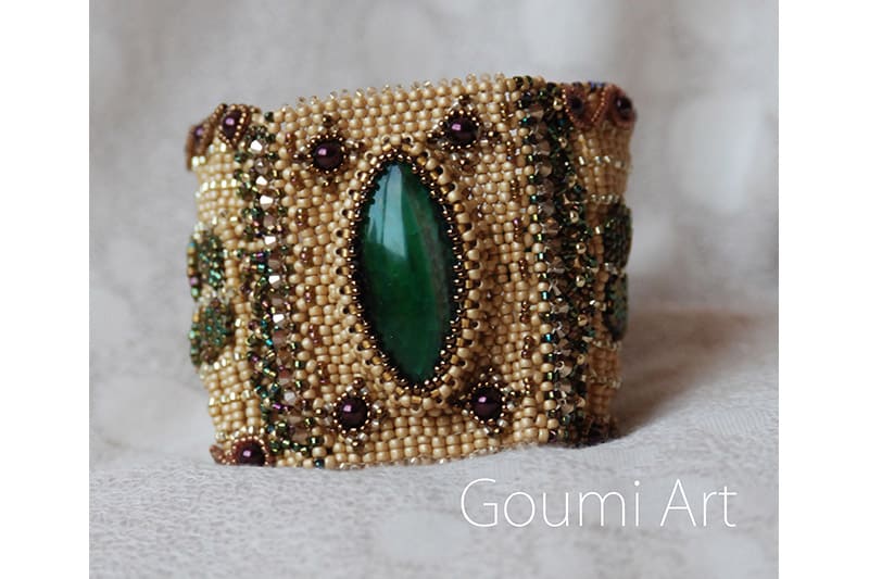 Goumi art: Υλικά και σεμινάρια bead weaving