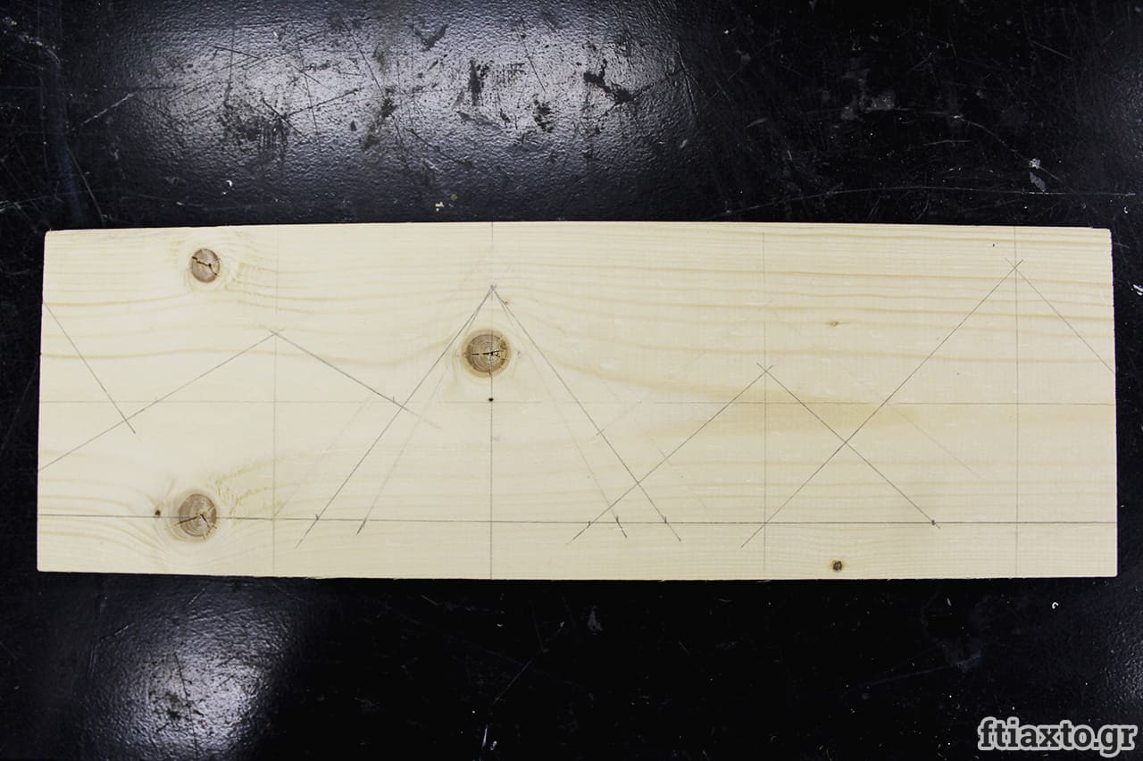 DIY: Καθρέπτης και ραφάκι με χιονισμένα βουνά